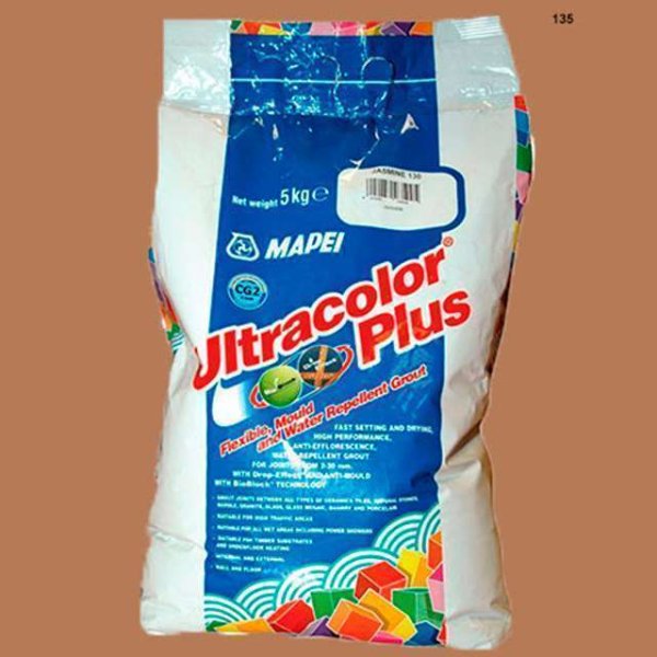 Цементная затирка Mapei Ultracolor Plus №135 Золотистый песок 2 кг.